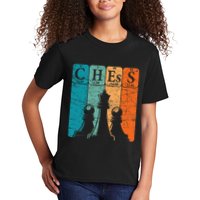 Chess Periodic Table Elements Nerd Chess Player Vintage Kids T-Shirt