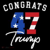 Congratulations President Trump 47 Womens T-Shirt
