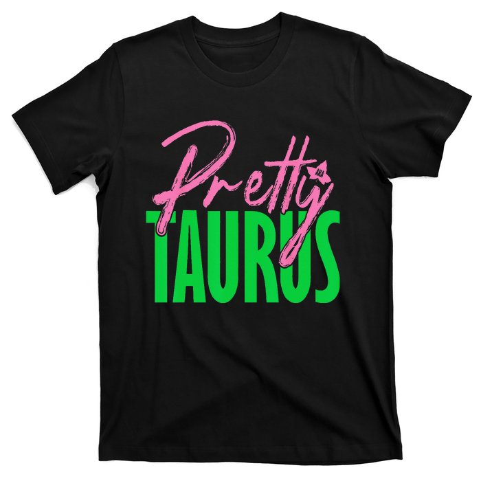 Cute pretty taurus zodiac signs aka funny T-Shirt