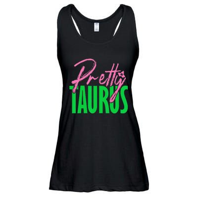 Cute pretty taurus zodiac signs aka funny Ladies Essential Flowy Tank