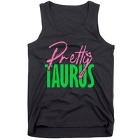 Cute pretty taurus zodiac signs aka funny Tank Top