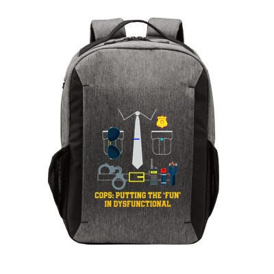 Cops Putting The Fun In Dysfunctional Funny Police Vector Backpack