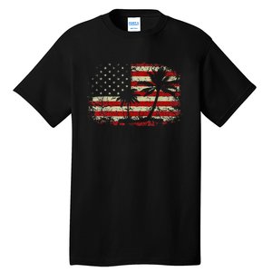 Coconut Palm Tree Comma La Kamala Harris For President 2024 Tall T-Shirt