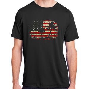 Coconut Palm Tree Comma La Kamala Harris For President 2024 Adult ChromaSoft Performance T-Shirt