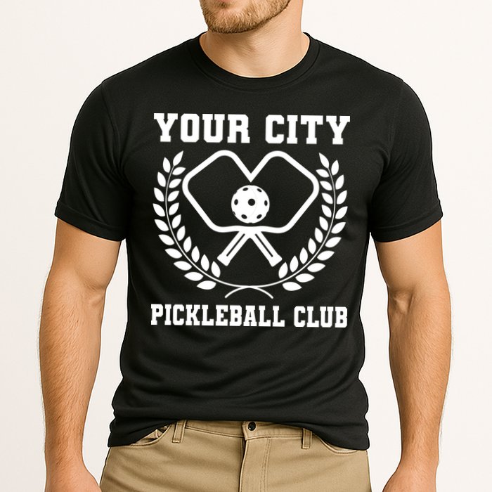 Custom Pickleball Team Personalize City Name Performance Shirt