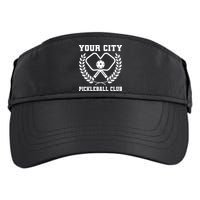 Custom Pickleball Team Personalize City Name Adult Drive Performance Visor