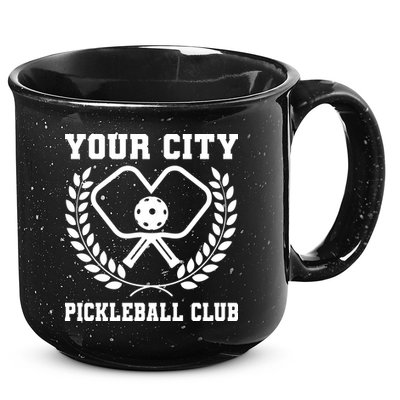 Custom Pickleball Team Personalize City Name 15oz Campfire Ceramic Mug