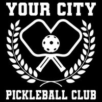 Custom Pickleball Team Personalize City Name Drawstring Bag