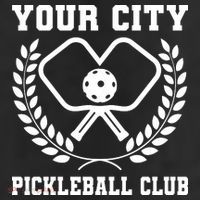 Custom Pickleball Team Personalize City Name Golf Towel