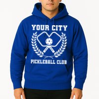 Custom Pickleball Team Personalize City Name Hoodie