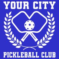 Custom Pickleball Team Personalize City Name Button