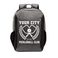 Custom Pickleball Team Personalize City Name Vector Backpack