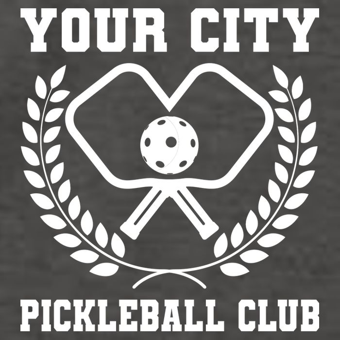 Custom Pickleball Team Personalize City Name Vector Backpack