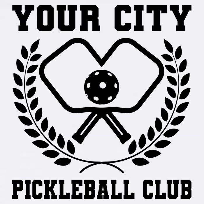 Custom Pickleball Team Personalize City Name Garment-Dyed Sweatshirt