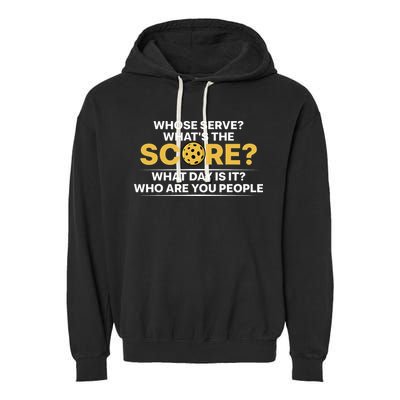 Cute Pickleball to Wear on the Pickleball Court Garment-Dyed Fleece Hoodie