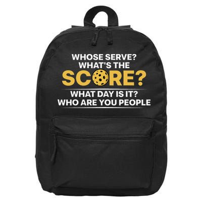 Cute Pickleball to Wear on the Pickleball Court 16 in Basic Backpack