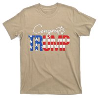 Congratulations President Trump 2024 American Flag T-Shirt