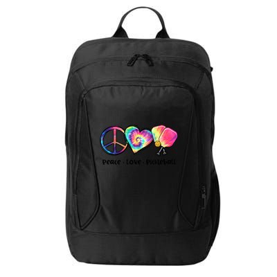 Cute Pickleball Tie Dye Peace Love Pickleball Lovers Gift Ideas City Backpack