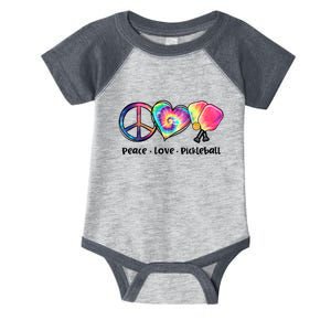 Cute Pickleball Tie Dye Peace Love Pickleball Lovers Gift Ideas Infant Baby Jersey Bodysuit