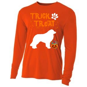 Cute Pyrenees Trick Or Treat Halloween Dog Lover Gift Cooling Performance Long Sleeve Crew