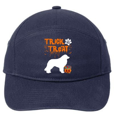 Cute Pyrenees Trick Or Treat Halloween Dog Lover Gift 7-Panel Snapback Hat