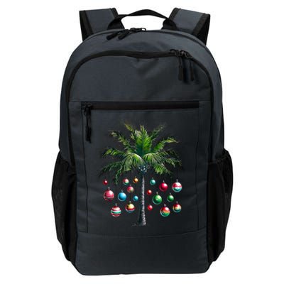 Christmas Palm Tree Merry Christmas Tropical Christmas Daily Commute Backpack