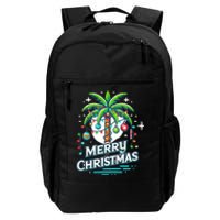 Christmas Palm Tree Merry Christmas Tropical Christmas Daily Commute Backpack