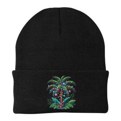 Christmas Palm Tree Merry Christmas Tropical Christmas Beanie