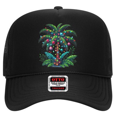 Christmas Palm Tree Merry Christmas Tropical Christmas Hat
