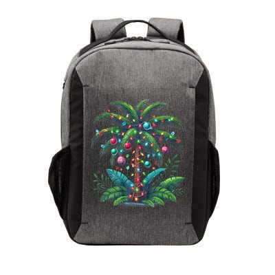 Christmas Palm Tree Merry Christmas Tropical Christmas Vector Backpack