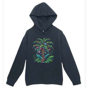 Christmas Palm Tree Merry Christmas Tropical Christmas Urban Pullover Hoodie