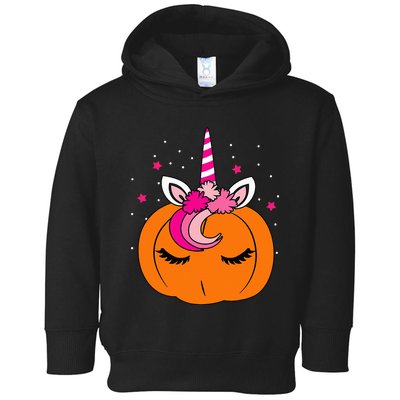 Cute Pumpkin Unicorn Face Costume Easy Halloween Gifts Toddler Hoodie