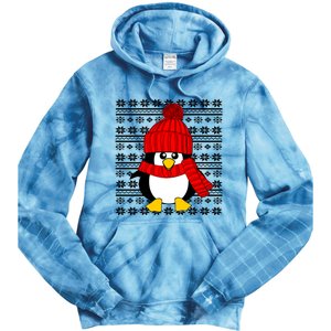 Cute Penguin Ugly Christmas Sweater Xmas Great Gift Meaningful Gift Tie Dye Hoodie