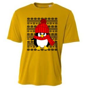 Cute Penguin Ugly Christmas Sweater Xmas Great Gift Meaningful Gift Cooling Performance Crew T-Shirt