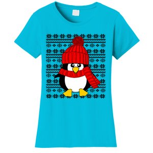 Cute Penguin Ugly Christmas Sweater Xmas Great Gift Meaningful Gift Women's T-Shirt