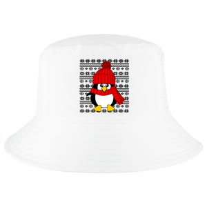 Cute Penguin Ugly Christmas Sweater Xmas Great Gift Meaningful Gift Cool Comfort Performance Bucket Hat