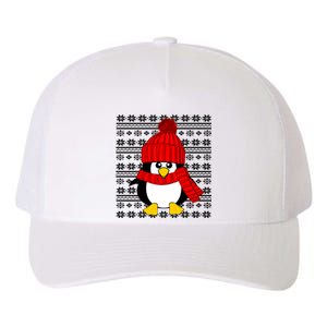 Cute Penguin Ugly Christmas Sweater Xmas Great Gift Meaningful Gift Yupoong Adult 5-Panel Trucker Hat