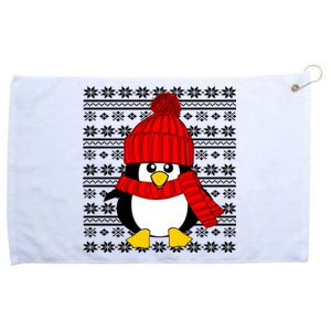 Cute Penguin Ugly Christmas Sweater Xmas Great Gift Meaningful Gift Grommeted Golf Towel