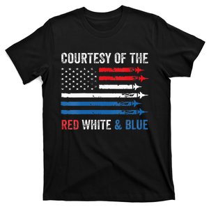 Courtesy Patriotic Us Flag T-Shirt