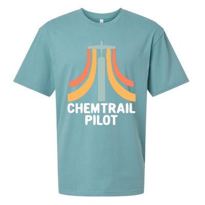 Chemtrail Pilot Uniform Chemtrails Defense Sueded Cloud Jersey T-Shirt