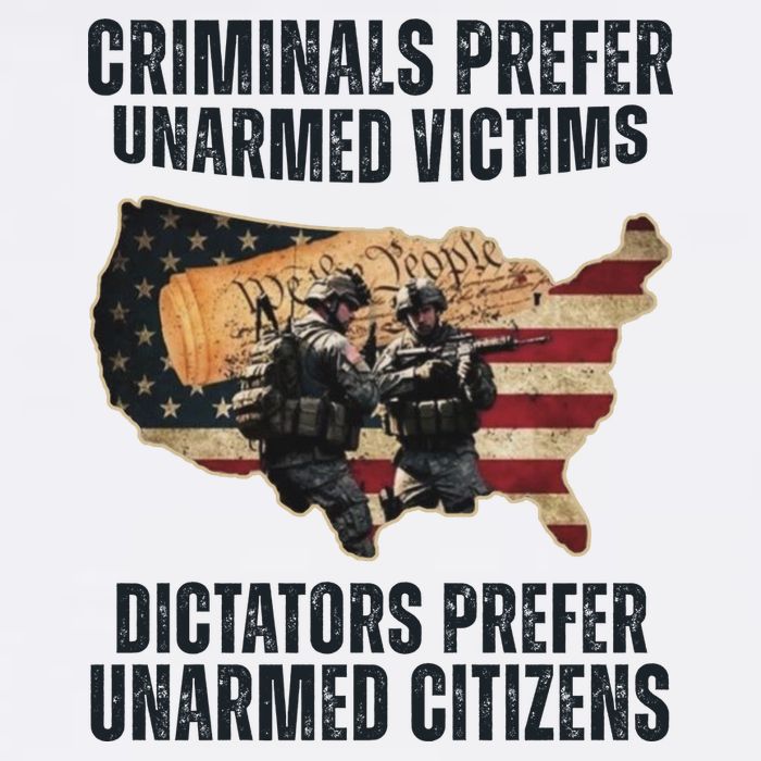 Criminals Prefer Unarmed Victims Dictators Prefer Unarmed Citizens Garment-Dyed Sweatshirt