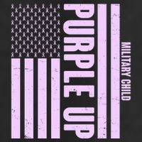 Cool Purple USA American Flag 7 Panel Mesh Trucker Snapback Hat