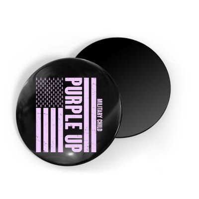 Cool Purple USA American Flag Magnet