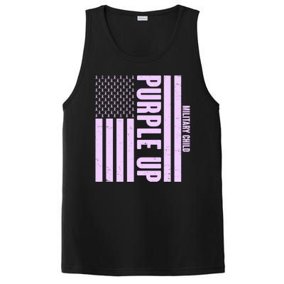 Cool Purple USA American Flag PosiCharge Competitor Tank