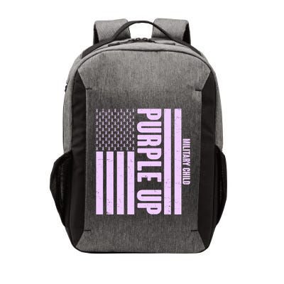 Cool Purple USA American Flag Vector Backpack