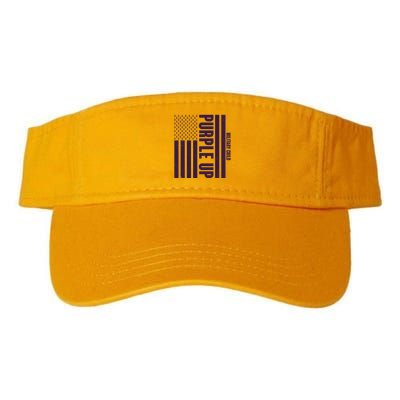 Cool Purple USA American Flag Visor