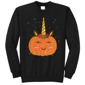 Cute Pumpkin Unicorn Halloween Sweatshirt