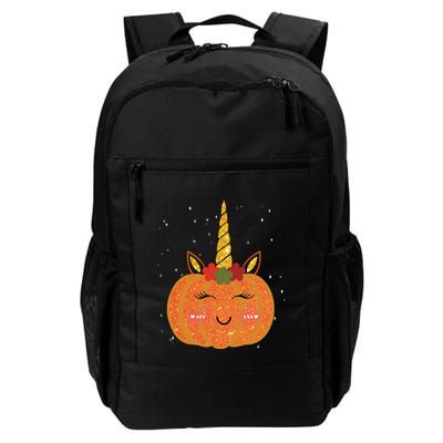 Cute Pumpkin Unicorn Halloween Daily Commute Backpack