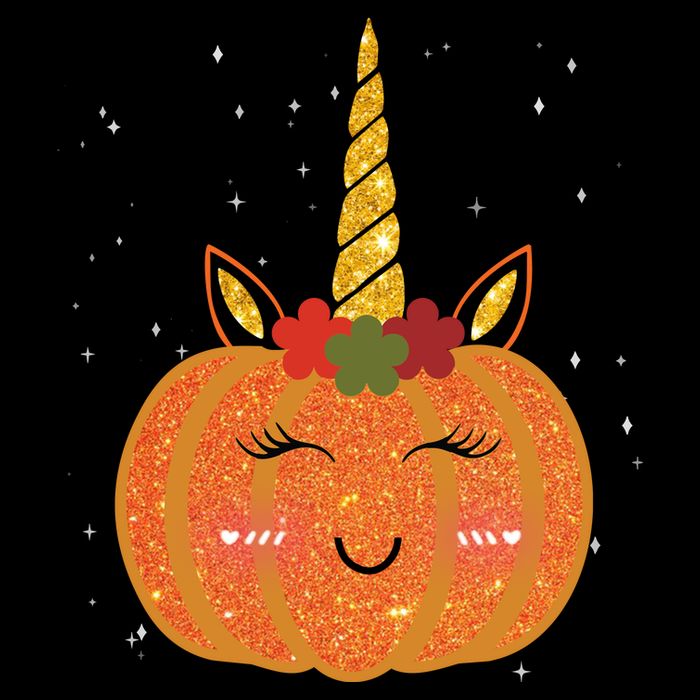 Cute Pumpkin Unicorn Halloween Backpack