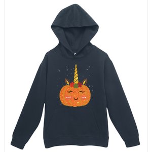 Cute Pumpkin Unicorn Halloween Urban Pullover Hoodie